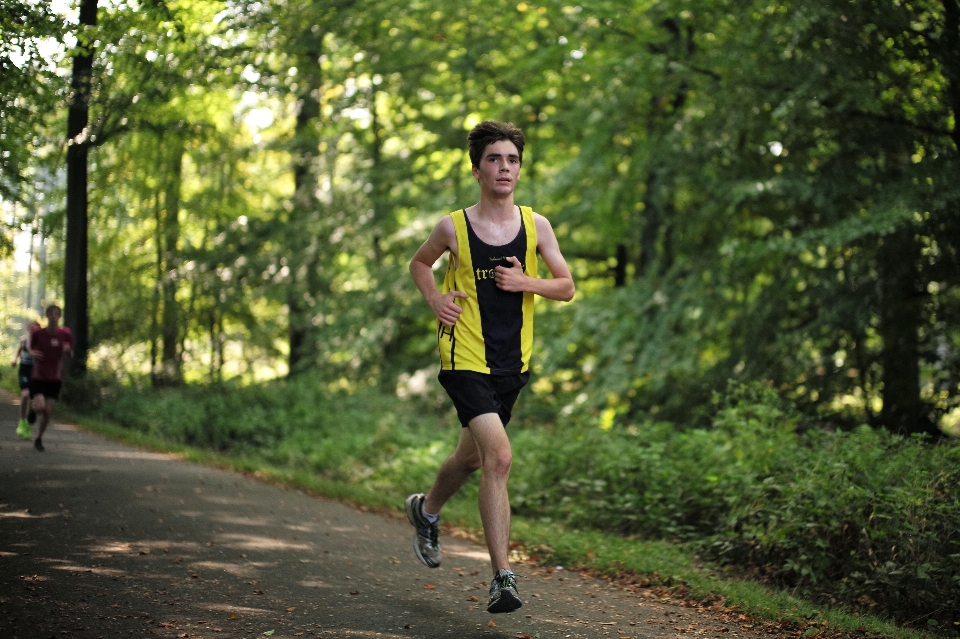 Personne bokeh
 en cours courir