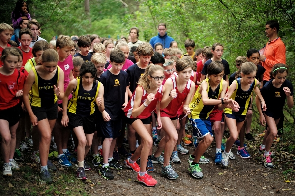 Person running country recreation Photo