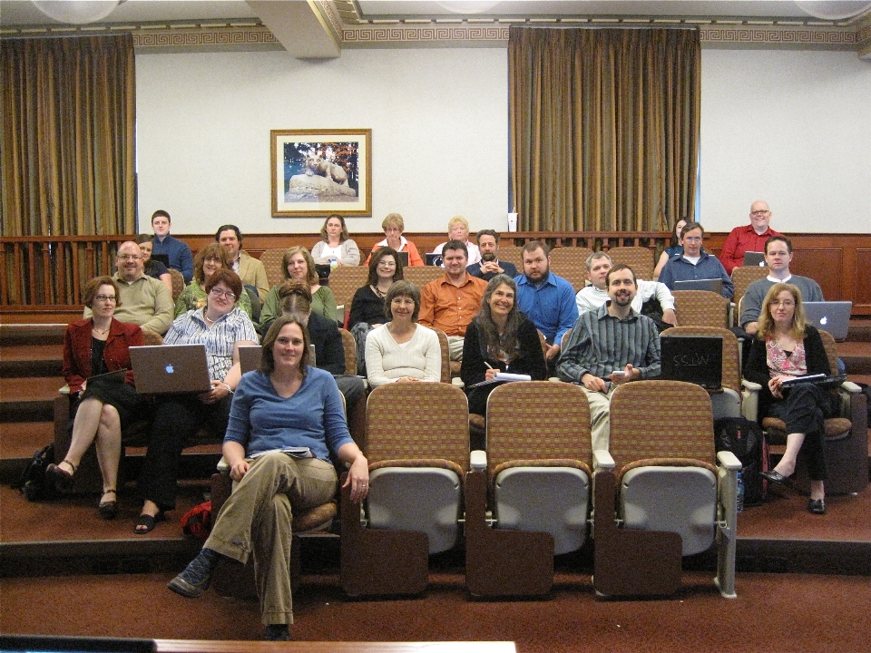 Meeting audience youth classroom