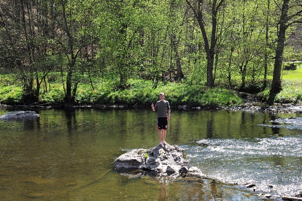 Nature creek wilderness hiking Photo