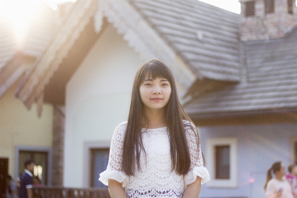 Girl woman hair photography Photo