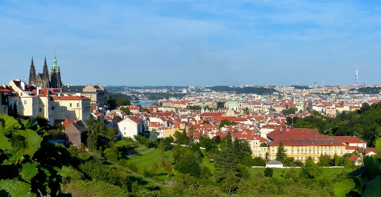 Skyline town cityscape panorama Photo