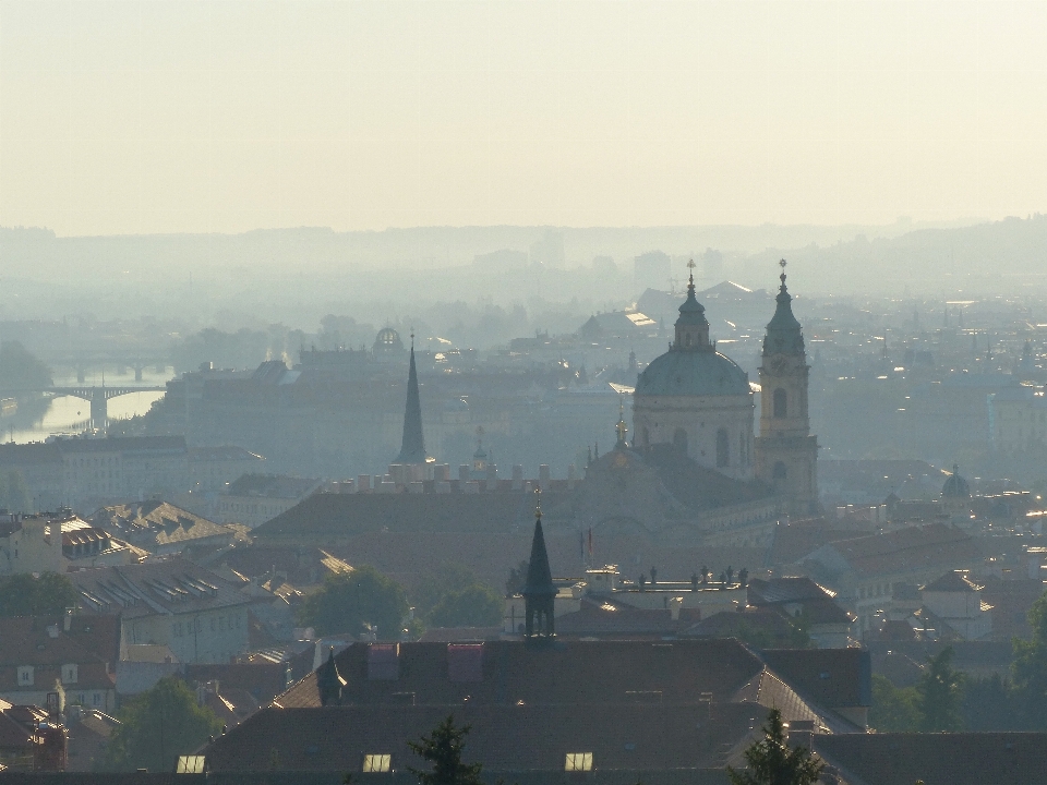 Horizon fog mist skyline