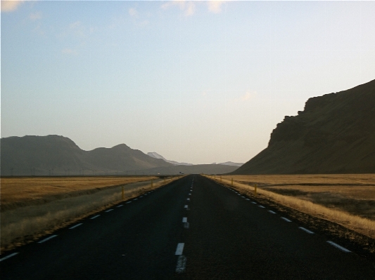 Landscape horizon mountain road Photo