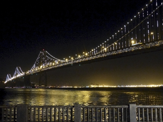 Bridge night cityscape travel Photo