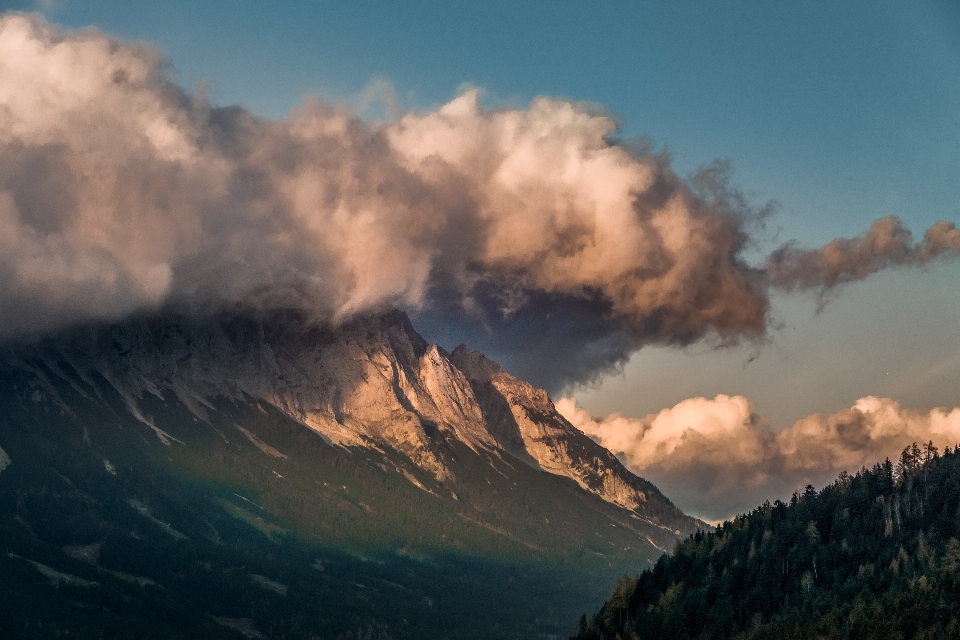 Naturaleza montaña nube cielo