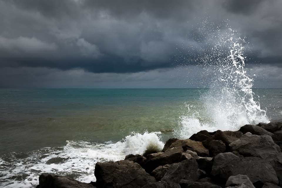 Pantai lanskap laut pesisir