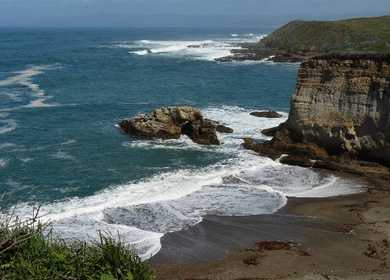 Beach sea coast rock Photo