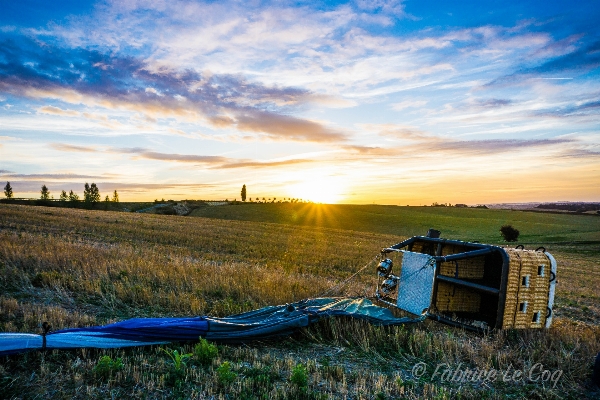 Landscape grass horizon cloud Photo