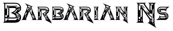 Barbarian Ns Font