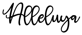 Alleluya Font