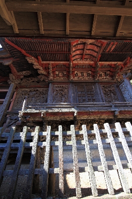 Architecture wood roof beam Photo