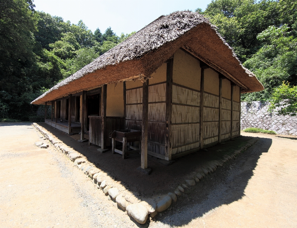 Madera granja casa edificio