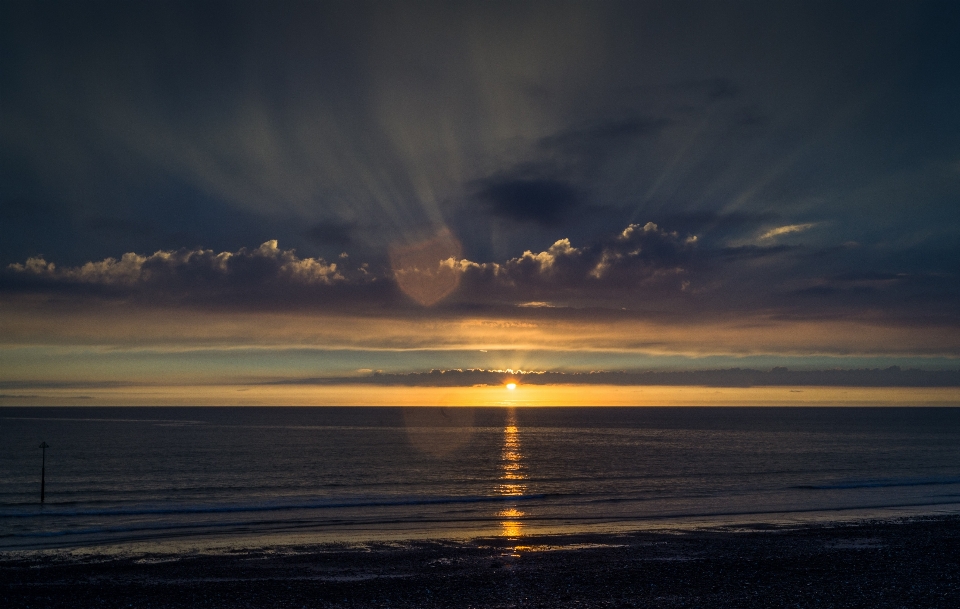 Beach landscape sea coast