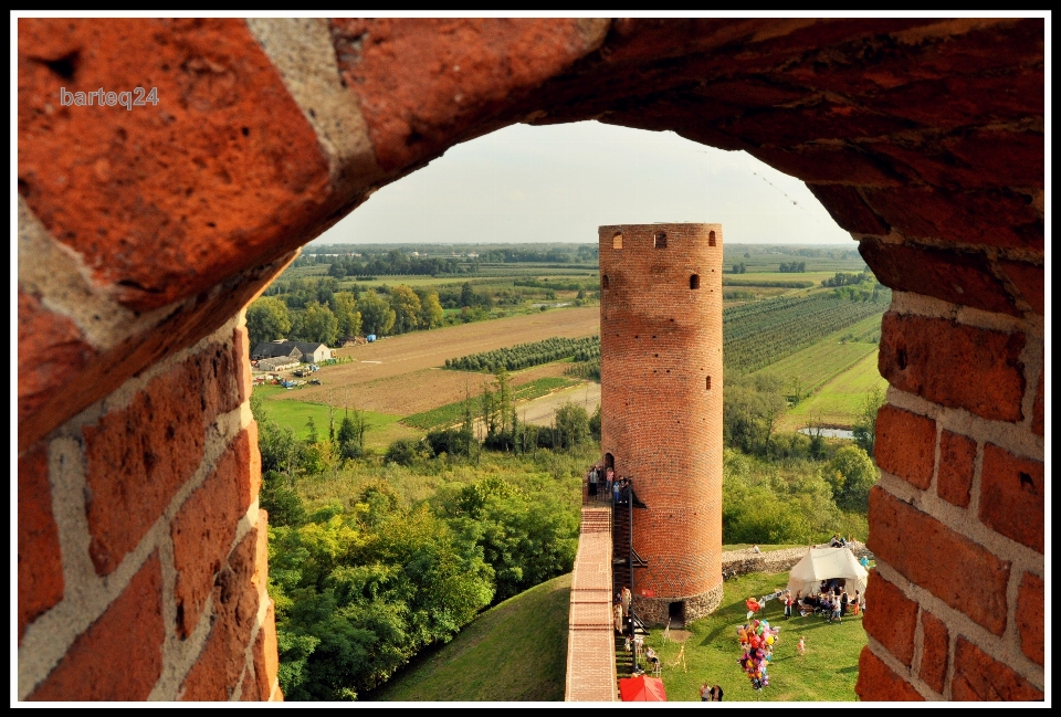 Architektura ściana łuk zamek