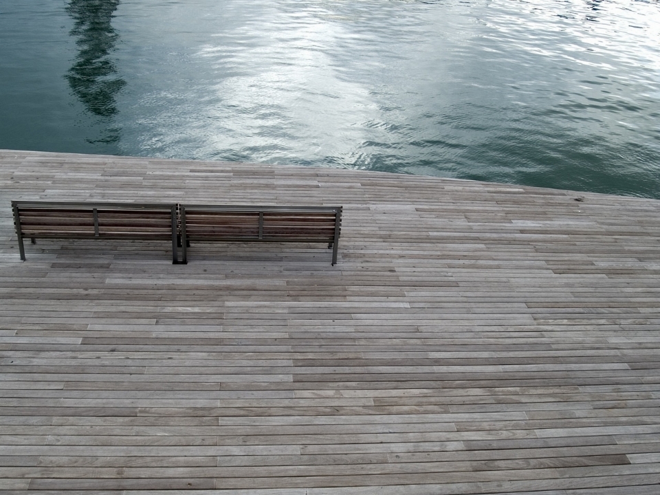 Mare acqua ponte passerella