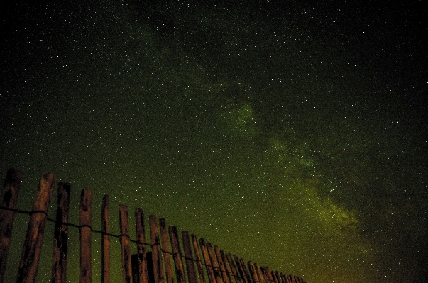 Fence sky night star Photo