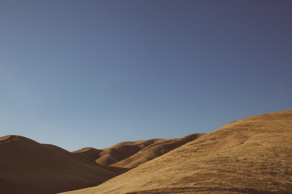 Landschaft sand horizont berg