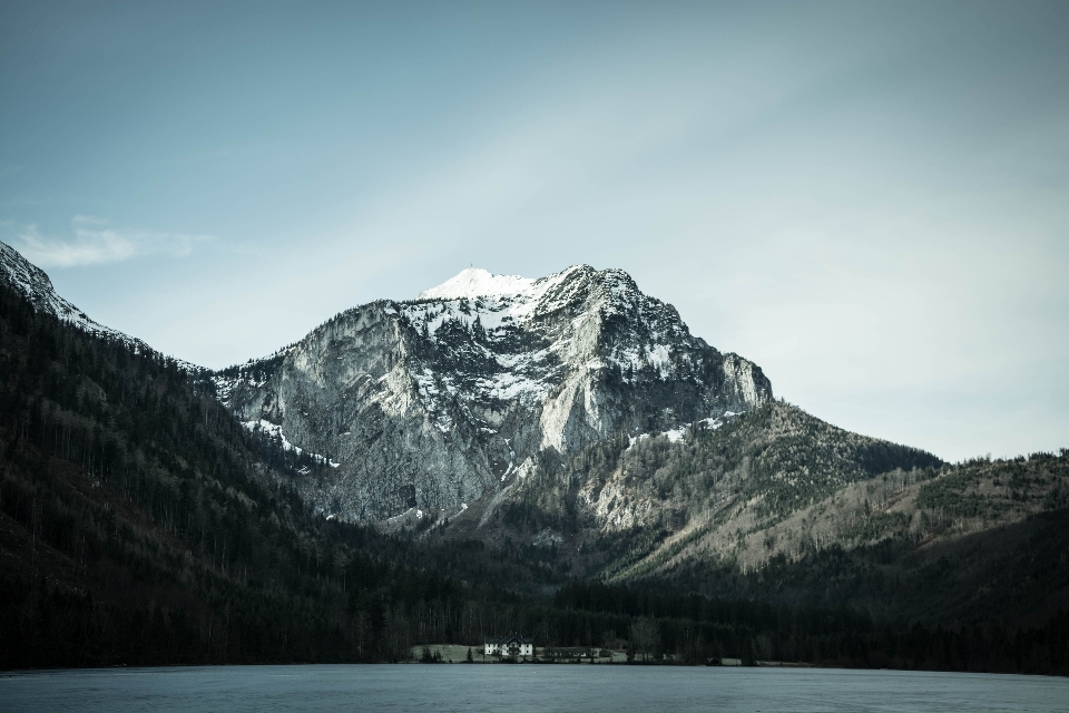 Paysage nature montagne neige