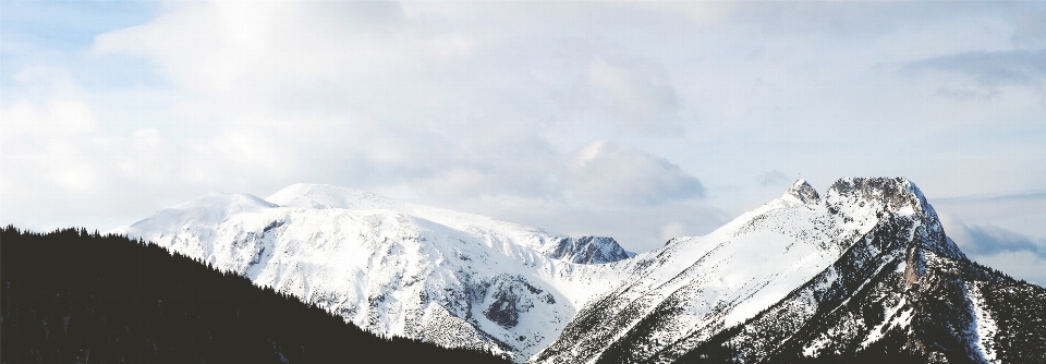 Natur berg schnee kalt