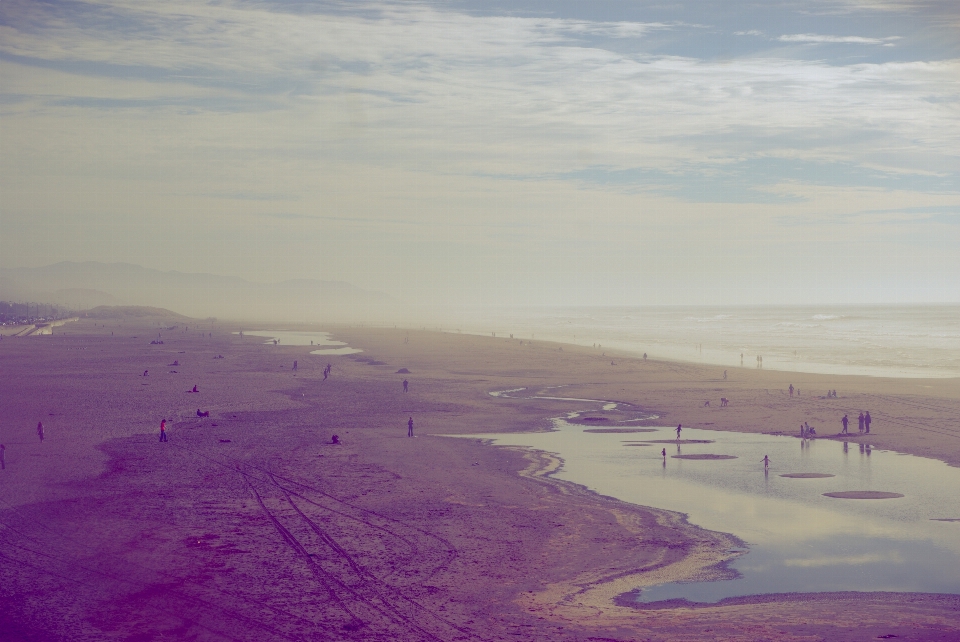 Beach landscape sea coast