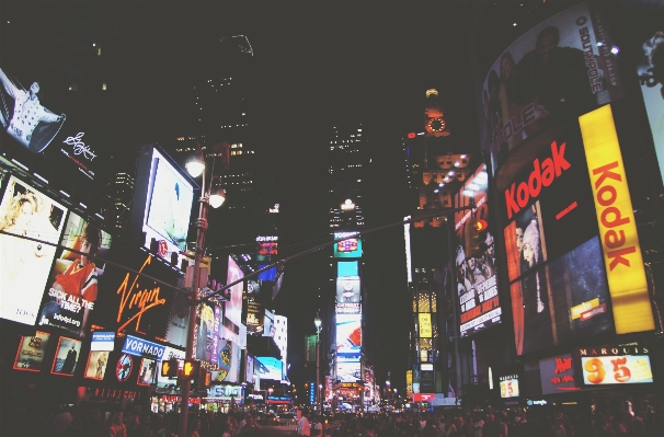 City new york times square advertising Photo