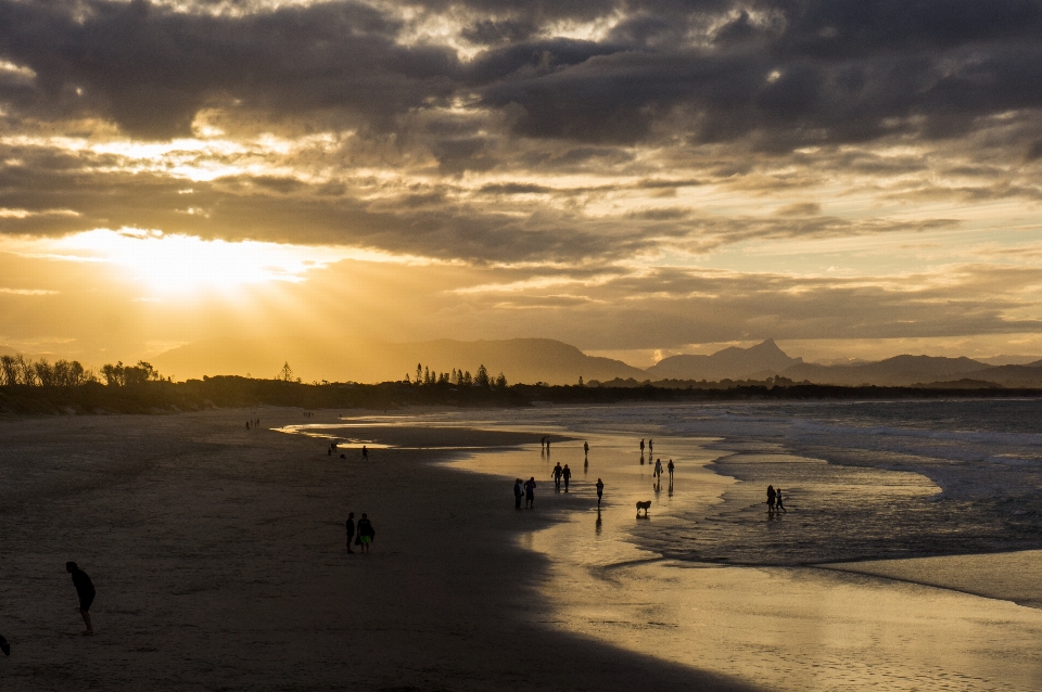 Praia mar costa areia