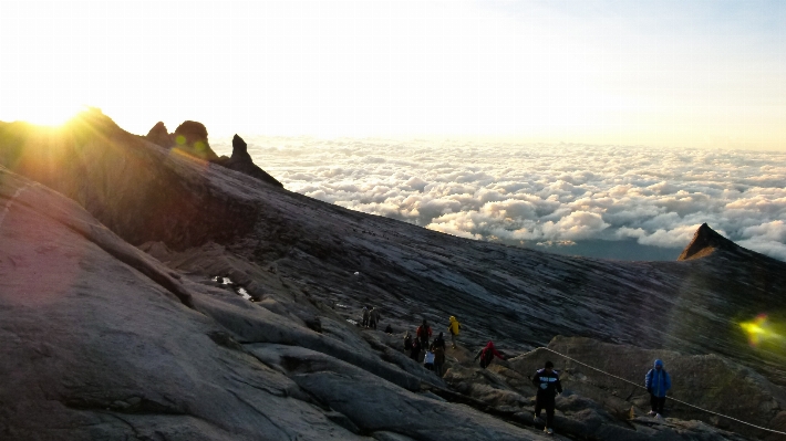 Nature mountain sun hiking Photo