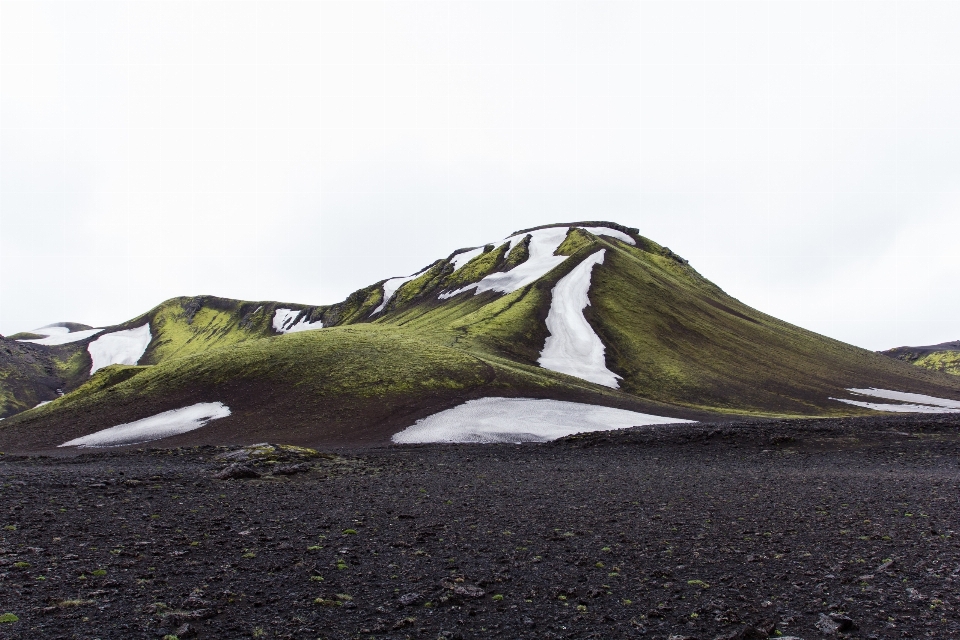 Landscape rock mountain snow