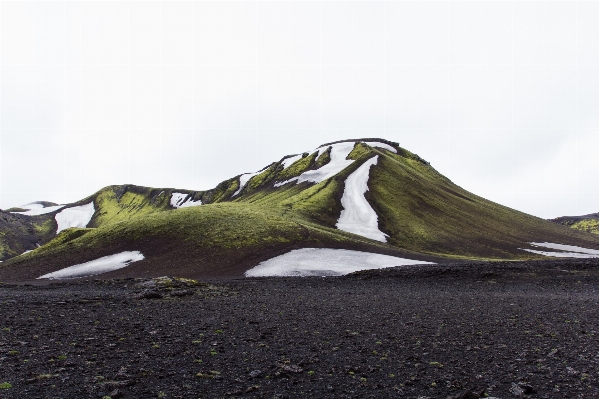 Landscape rock mountain snow Photo