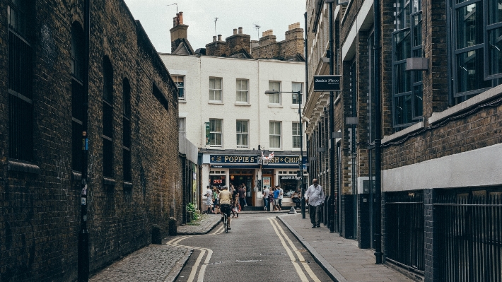 Fußgänger die architektur straße stadt Foto