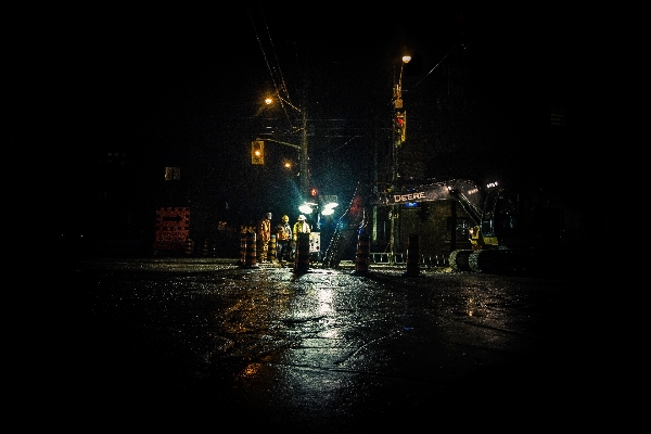 Work light road night Photo