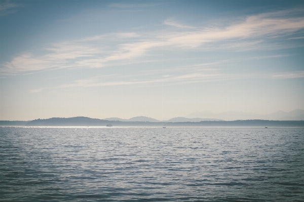 Meer küste ozean horizont Foto