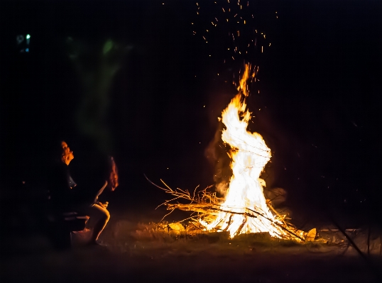 Photo Lumière nuit flamme feu