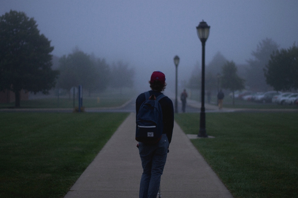 Nebel bürgersteig
 rucksack gehweg