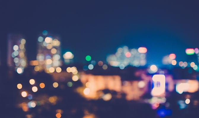 Light bokeh sky night Photo