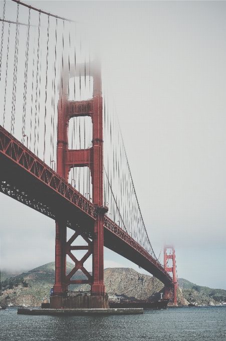 Meer die architektur nebel brücke