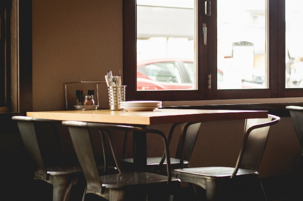 Foto Mesa cadeira restaurante escritório