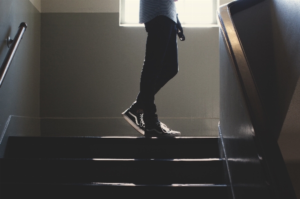 Shoe light white stair Photo