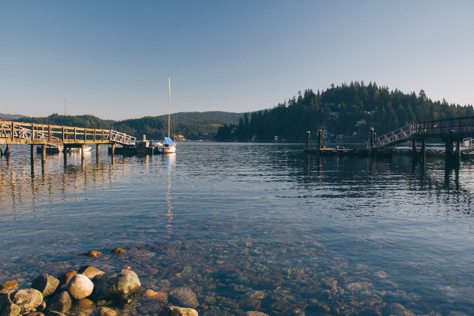 Mer côte eau dock