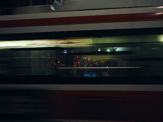 Light abstract night train Photo