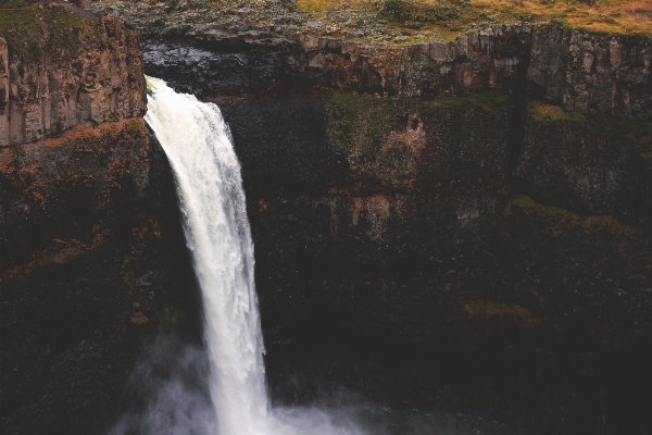 Water rock waterfall formation Photo