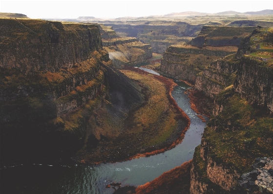 Landscape coast rock river Photo