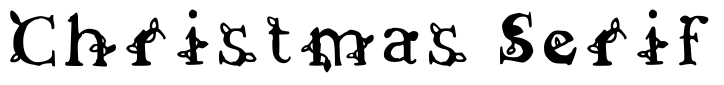 Christmas Serif Font