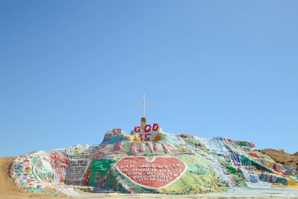 Love amusement park salvation mountain Photo