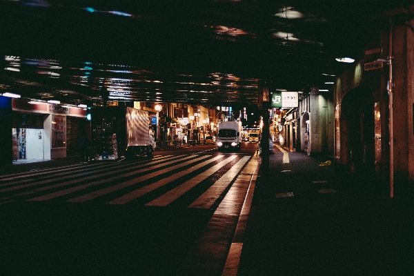 ライト 道 街 車 写真