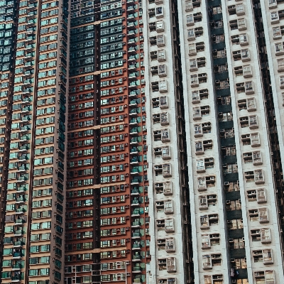 Die architektur fenster gebäude wolkenkratzer Foto