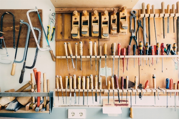 Tool workshop hammer plier Photo