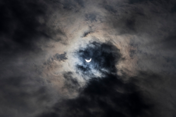 Foto Awan langit suasana kegelapan
