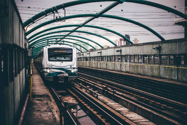 Track railway railroad rail Photo